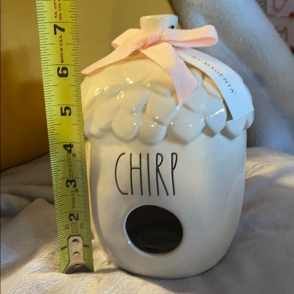 Rae Dunn “Chirp” Acorn Style Bird House - Picture 4 of 5